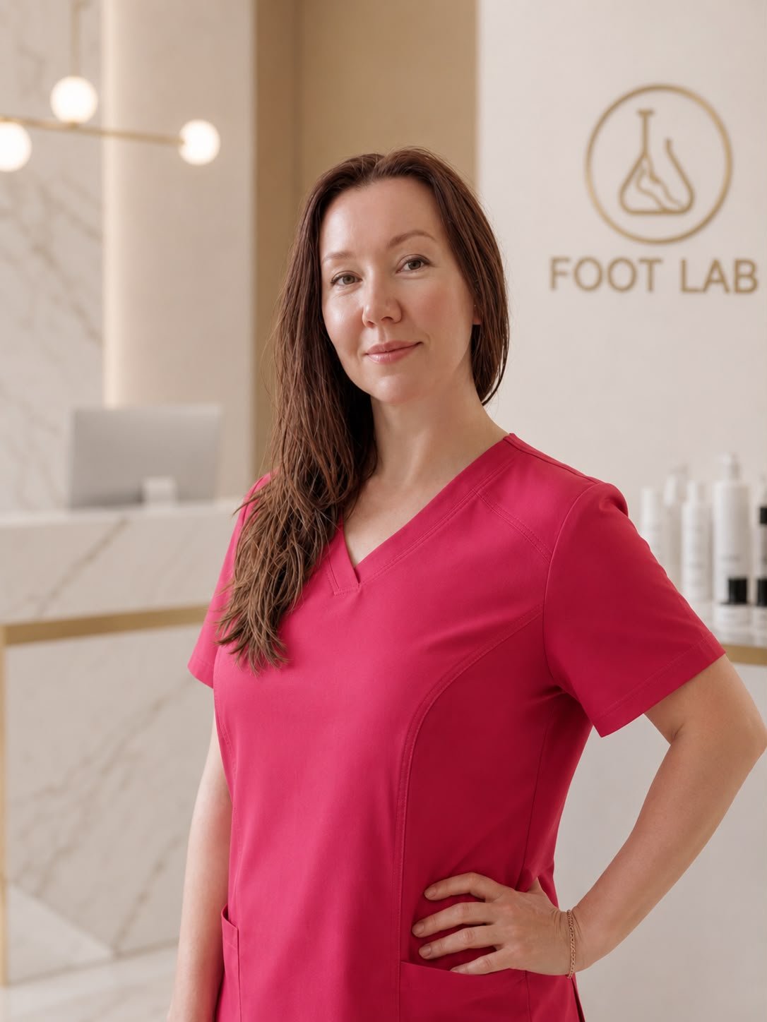 Foot Lab manikīra un pedikīra meistare Jevgenija